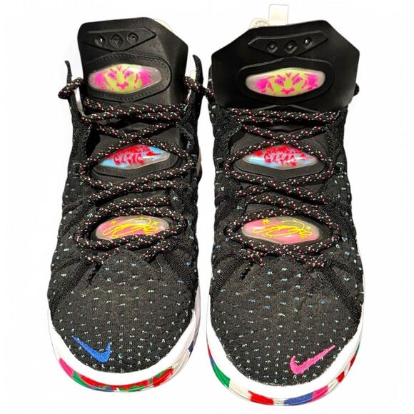 Nike LeBron 18 "James Gang" Basketball Shoes Multicolor Size 6.5 - Picture 2 of 8